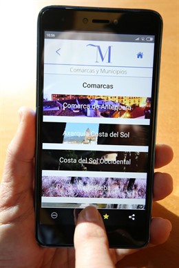 App Costa del Sol Málaga aplicación móvil puntos turísticos málaga provincia dip