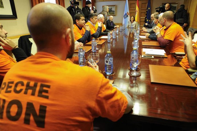 Reunión en A Coruña de la ministra de Industria, Comercio y Turismo, Reyes Marot