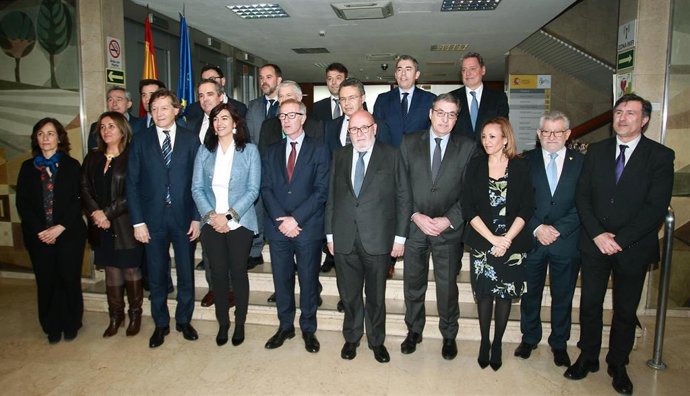 El consejero de Deportes, Francisco Fernández Mañanes, en la sectorial