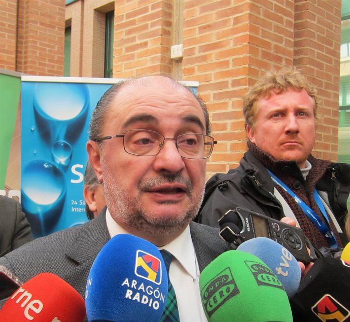 El presidente de Aragón, Javier Lambán