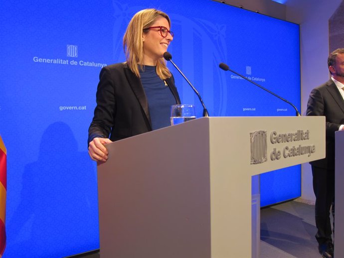La consellera de Presidncia i portaveu del Govern catal, Elsa Artadi 