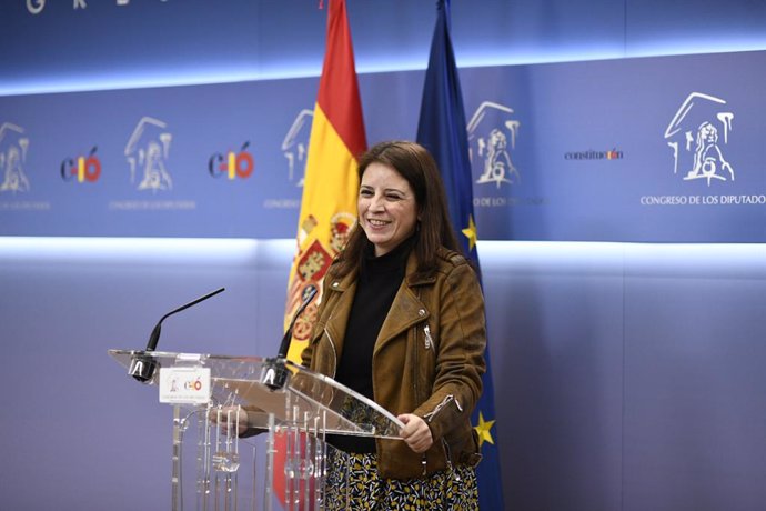 Adriana Lastra a la Junta de Portaveus del Congrés dels Diputats
