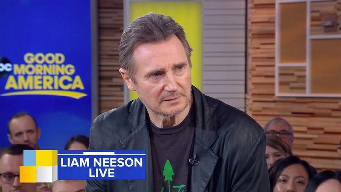 Liam Neeson en Good Morning America