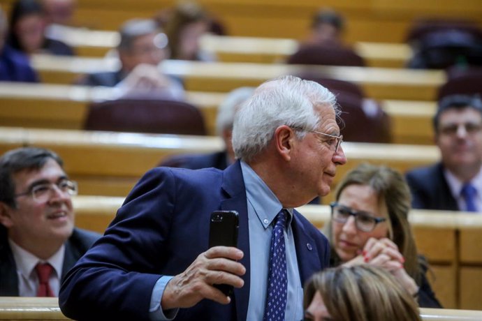 Josep Borrell al ple del Senat