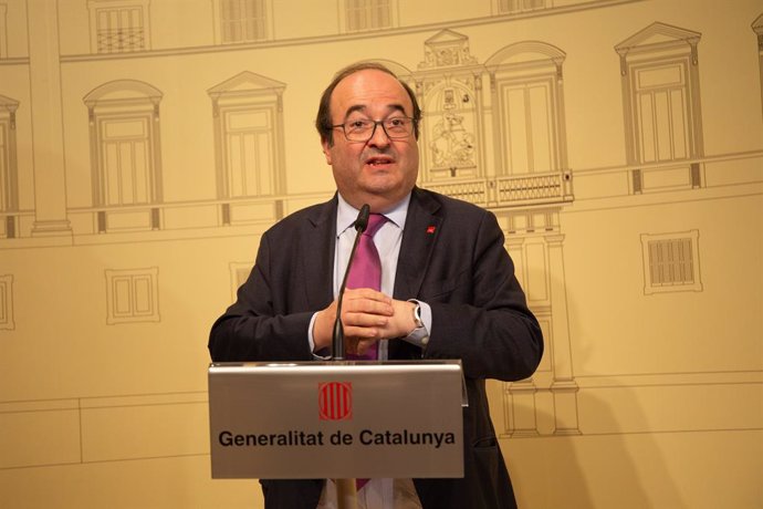 Reunión del 'Espai de Dileg'en el Palacio de la Generalitat de Catalunya
