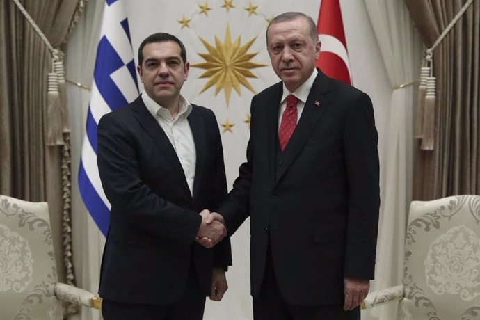 Alexis Tsipras y Recep Tayyip Erdogan