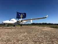 Salvamento Marítimo emplea por primera vez drones de vigilancia de contaminación y rescate en Huelva