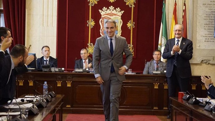 Elías Bendodo se despide del Ayuntamiento de Málaga