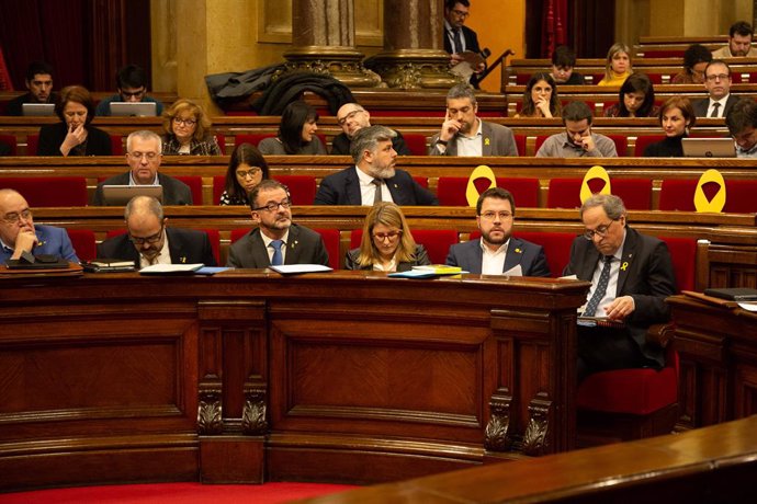 Sessió ordinria al Parlament de Catalunya