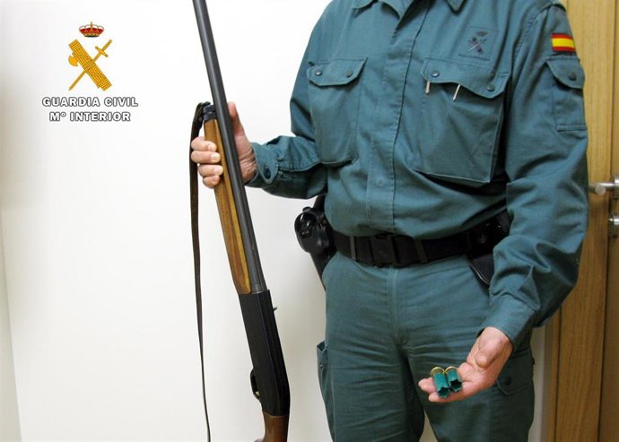 Escopeta incautada a un furtivo