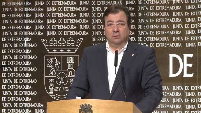 El president de la Junta d'Extremadura, Guillermo Fernández Vara