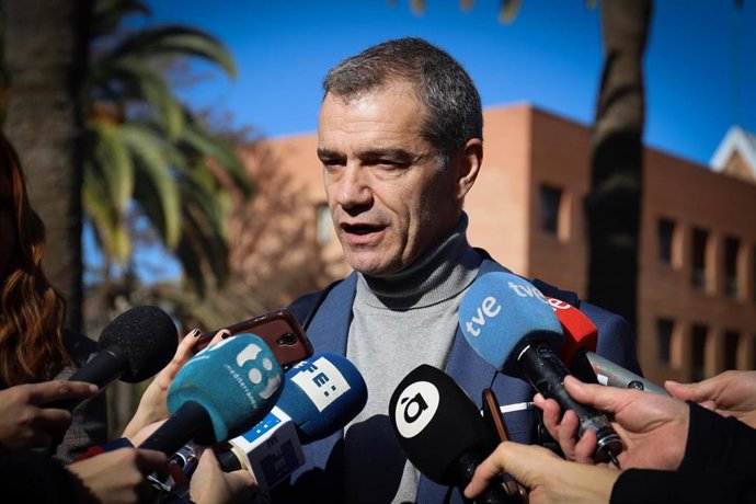 Toni Cantó, en declaraciones a los medios