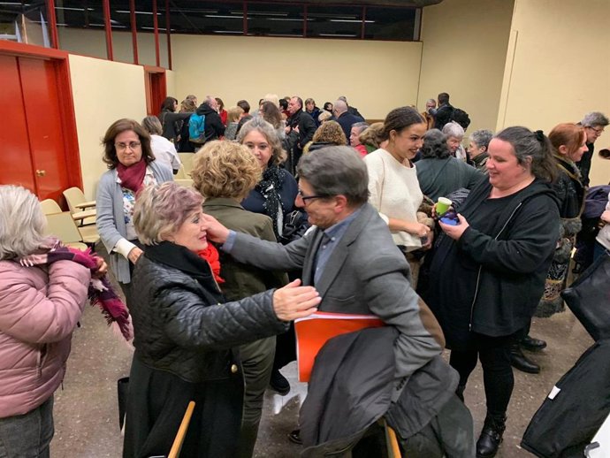 El precandidato del PSOE a la Alcaldía de Madrid, Manuel de la Rocha, se reúne c