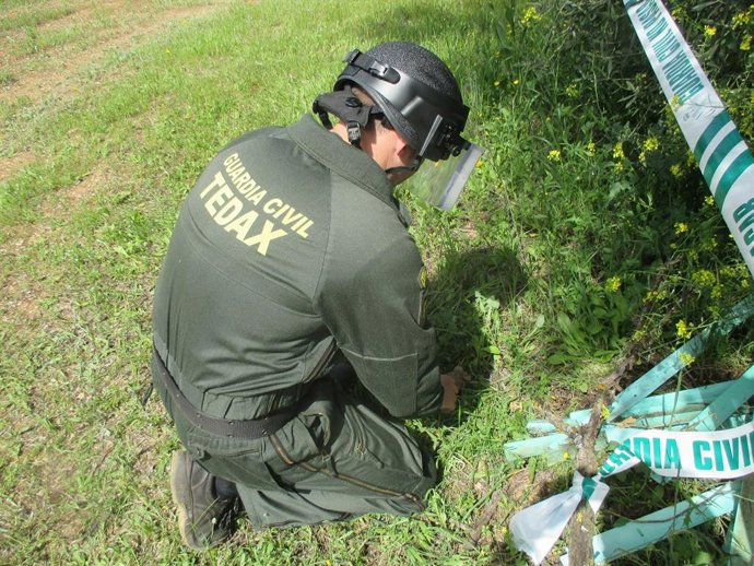 Desactivación controlada de explosivo