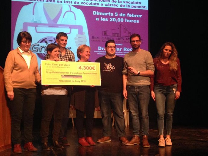 'Feim Camí Per Viure' Dona 4.000 Euros A Una Investigación Sobre Cáncer De Mama