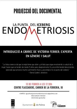 Cartel documental sobre Endometriosis