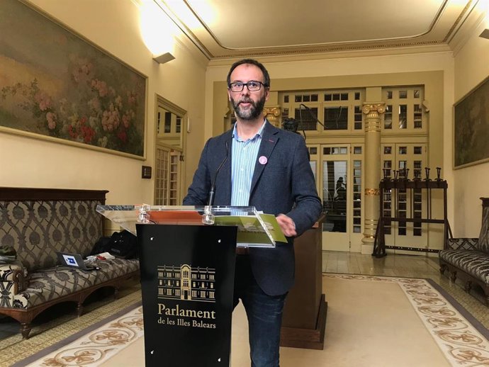 El portavoz de MÉS per Mallorca, Miquel Gallardo,