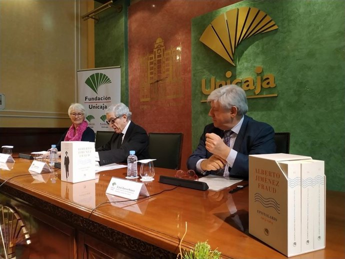 Presentación Fundación Unicaja libro epistolario Jimenez Fraud