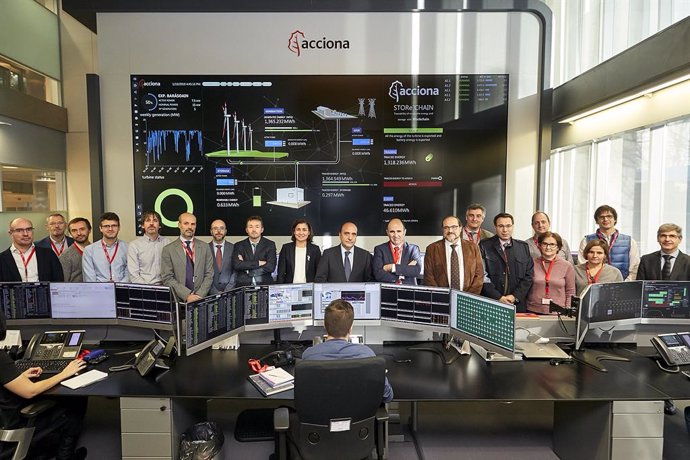 Manu Ayerdi conoce en Acciona la plataforma 'Greenchain'