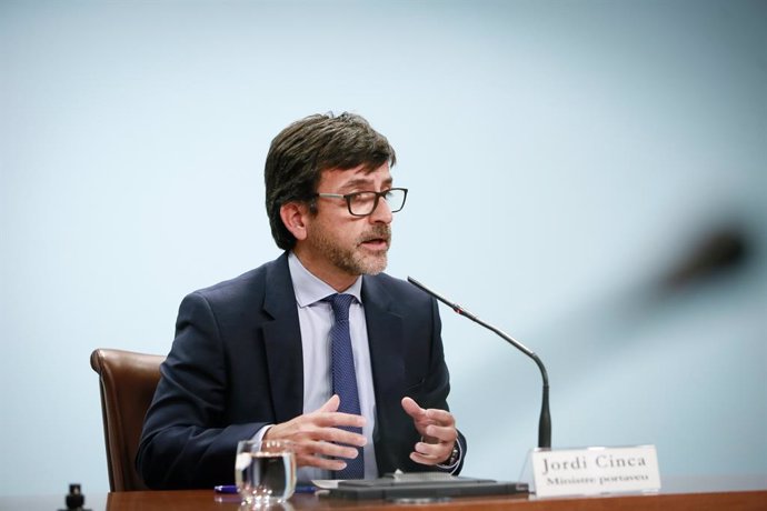 El ministre portaveu del Govern d'Andorra, Jordi Cinca