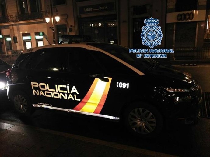 Coche patrulla de la Policía Nacional