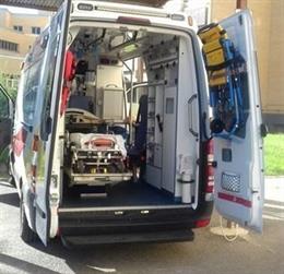 Una ambulancia en imagen de archivo