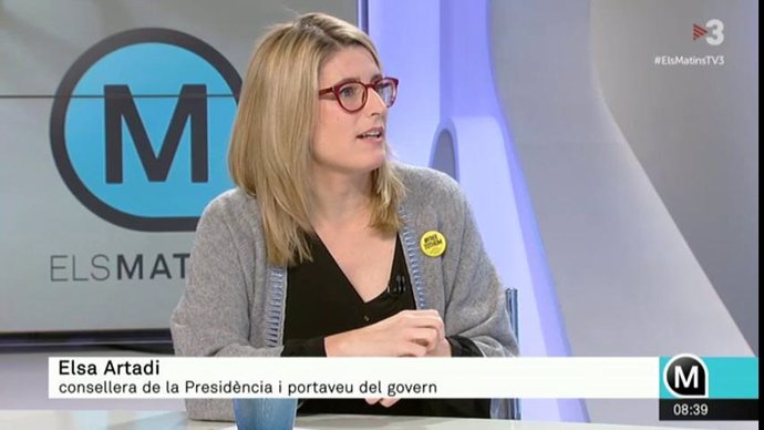 Elsa Artadi en TV3