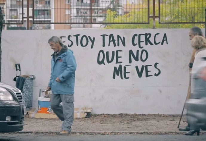 Campaña 'Nadie sin hogar' de Cáritas Española
