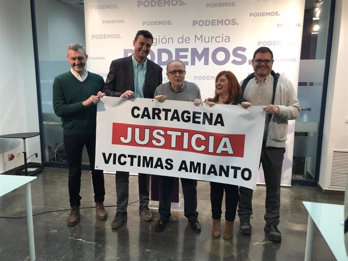 Rueda de prensa de Urralburu, Ruiz, Torregrosa, Marcos y Pedreño para denunciar 
