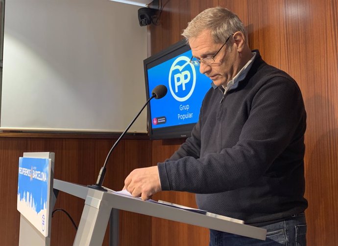 El líder del PP a l'Ajuntament de Barcelona, Alberto Fernández
