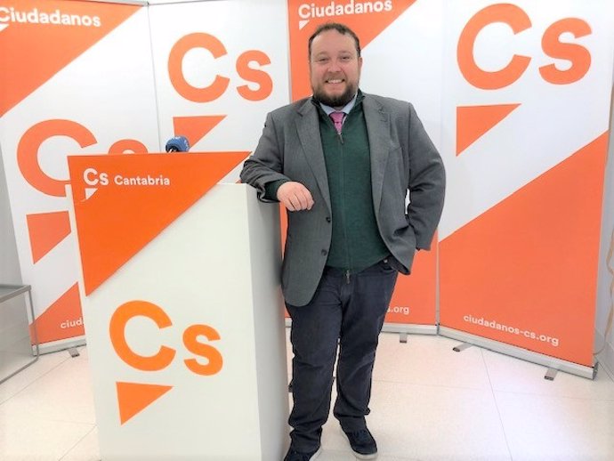 El diputado de Cs en Cantabria, Rubén Gómez