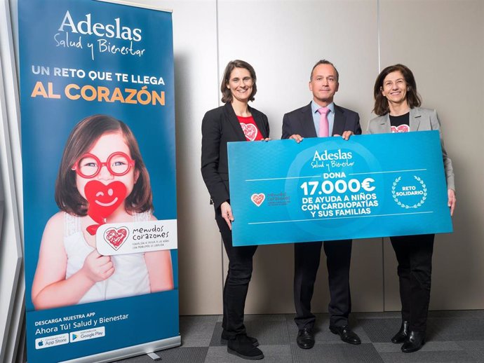 SegurCaixa Adeslas entrega 17.000 euros a la Fundación Menudos Corazones