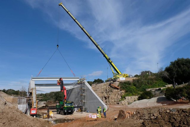 Puente de Artà en obras