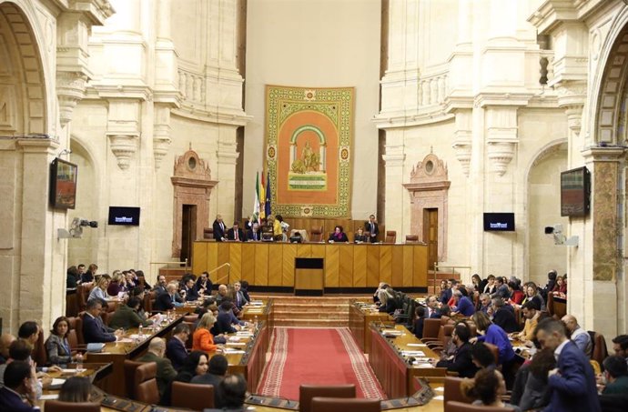 Primer Pleno de la XI Legislatura en el Parlamento andaluz