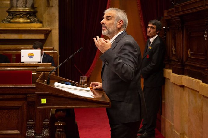 El portaveu de Cs al Parlament, Carlos Carrizosa