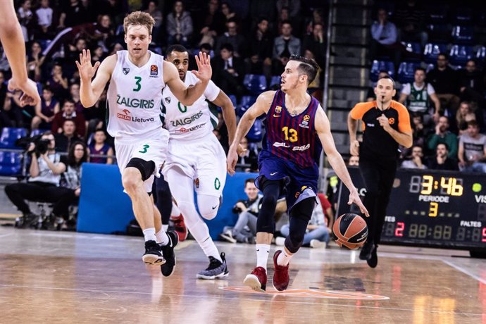 Basket: EuroLeague Basketball - FC Barcelona Lassa v Zalgiris Kaunas