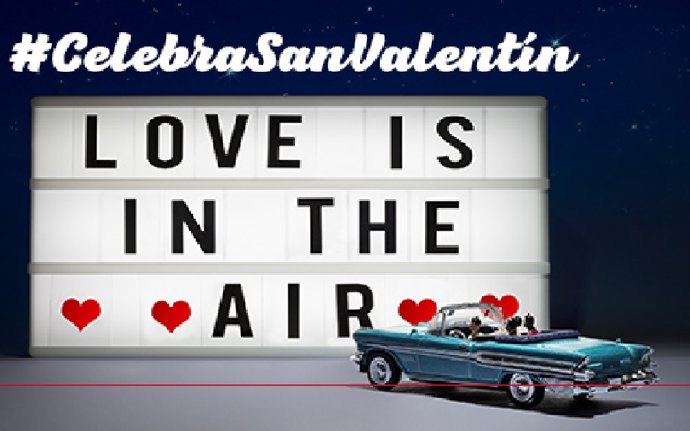 Iberia Express celebra San Valentín