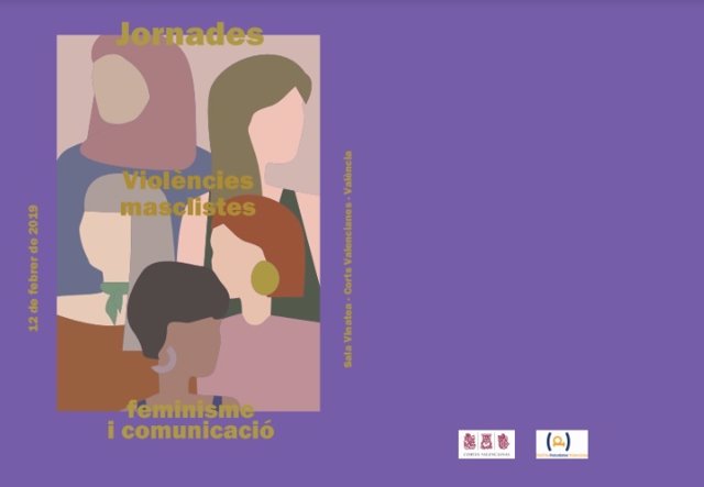 Cartel de la Jornada Violències masclistes, feminisme i comunicació