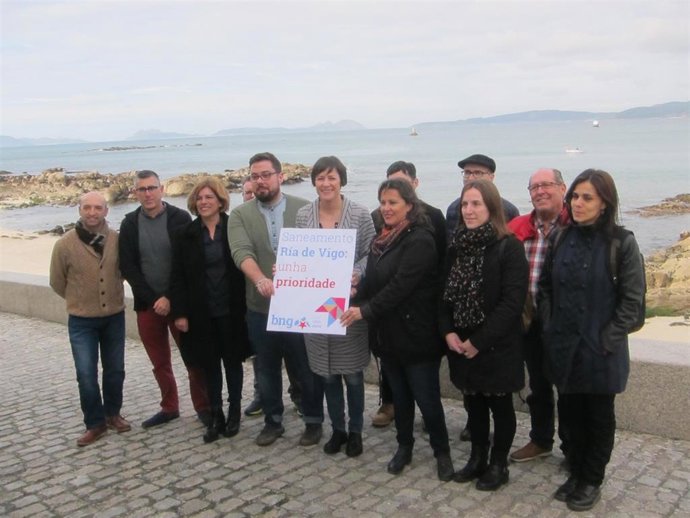 La portavoz nacional del BNG, Ana Pontón, este viernes en Vigo