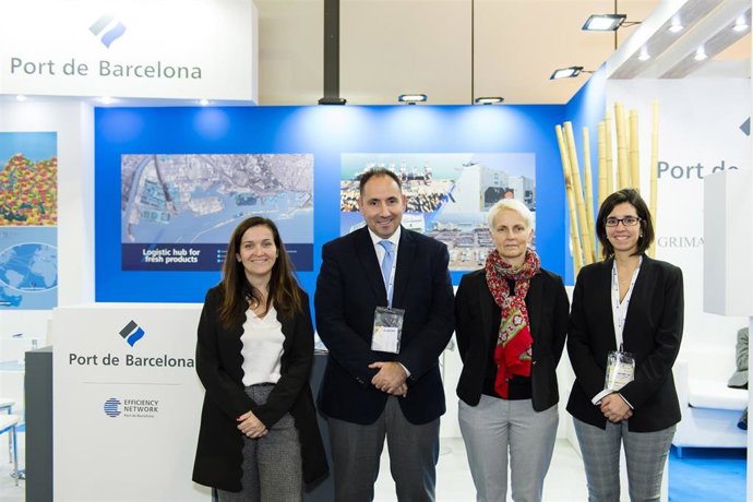 Ana Arévalo, Carlos Mayol, Nathalie Thomas y Anna Llisterri, del Puerto de Barce