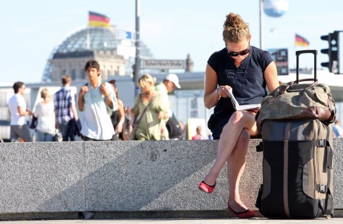 Turista en Berlín