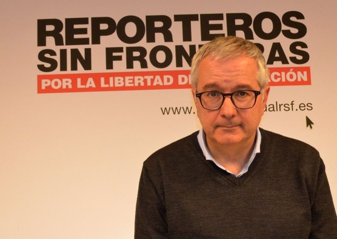 El presidente de Reporteros Sin Fronteras, Alfonso Armada