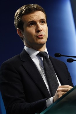 Rueda de prensa de Pablo Casado tras la reunión del Comité Ejecutivo Nacional 
