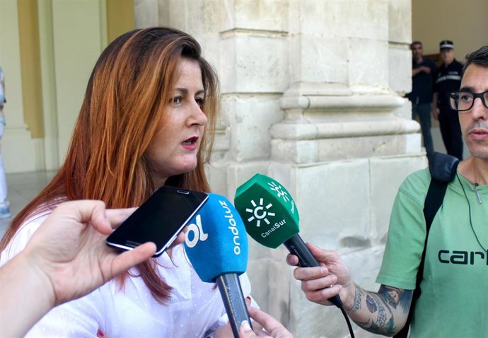 La portavoz de Participa Sevilla, Susana Serrano.