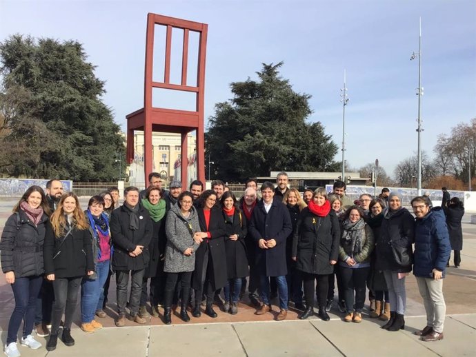 Reunió del grup parlamentari d'ERC a Ginebra