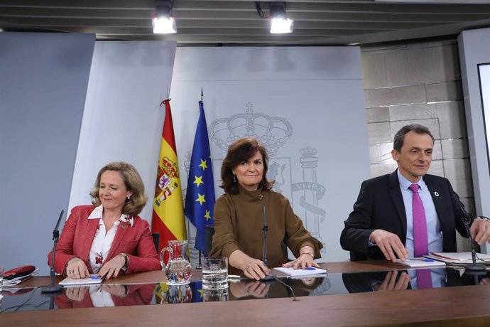 Rueda de prensa posterior al Consejo de Ministros para tratar, entre otros temas