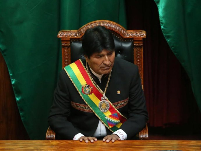 El presidente de Bolivia, Evo Morales