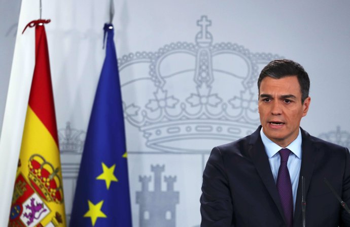 Pedro Sánchez hace declaración institucional en La Moncloa
