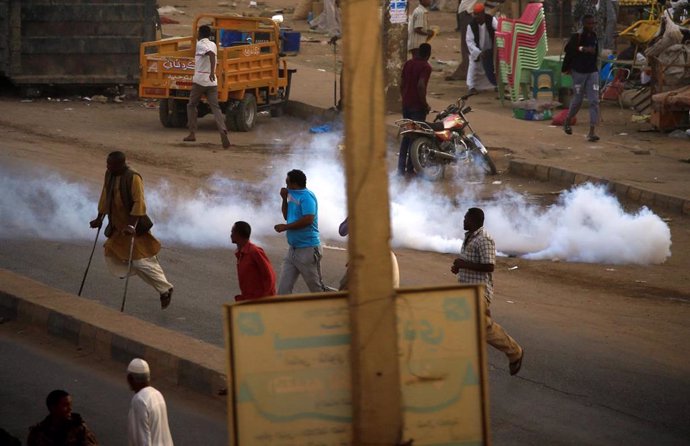 Protestas en Jartum (Archivo)