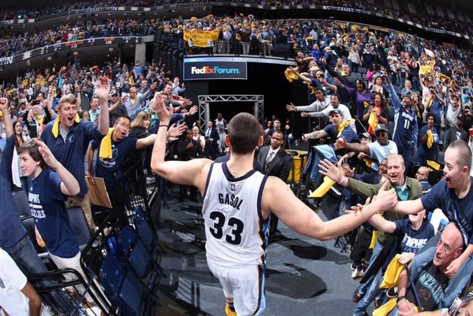 El pívot español Marc Gasol, en el FedExForum